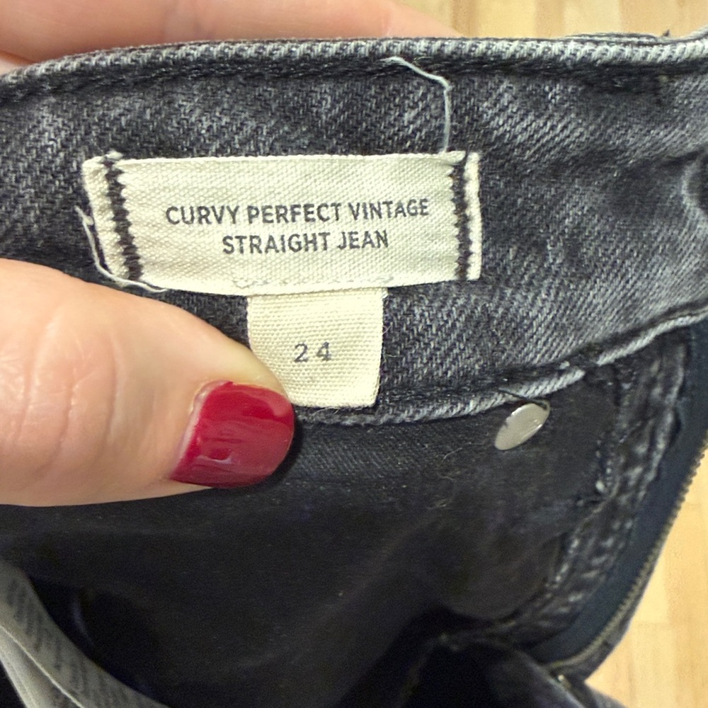 Madewell Curvy Perfect Vintage Straight Jean, 24 - Picture 5 of 5